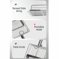 Multifunctional Stainless Steel Cat Litter Shovel Fine Hole Non-Stick Cat Poop Scooper with Hanging Hook Fast Sifting Waste Removal Sifting Tool Cats Toilet. 