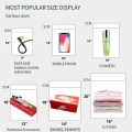 50 Pieces, 6.5"x8" Inch Purple Courier Shipping Packaging Poly Parcel Bags With POD - 55 Micron Material, Biodegradable. 