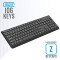 ZEBRONICS Zeb Companion 200 Wireless Combo with Silent Operation Mouse, Power Saving Mode Wireless Desktop Keyboard. 