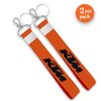 KTM Printed Ribbon Keychain Key Chain Lanyard For Phone Case Wallet Ribbon For Women Bag Charms Cars Keyring Key Ring