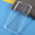 Samsung S21 FE Cover (S21 FE Model Only) Clear Transparent Shockproof Soft Tpu Cover Case. 