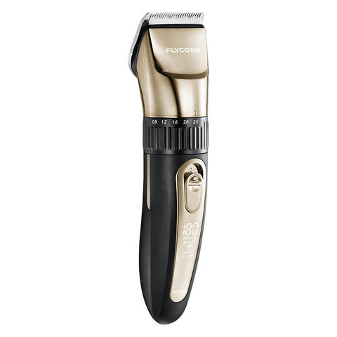 FLYCO FC5908 Professional Hair Clipper – Titanium Ceramic Blade, 180-Min Cordless, USB-C, Quiet & Washable, Dual-Speed Trimmer for Men, Kids & Home Haircuts