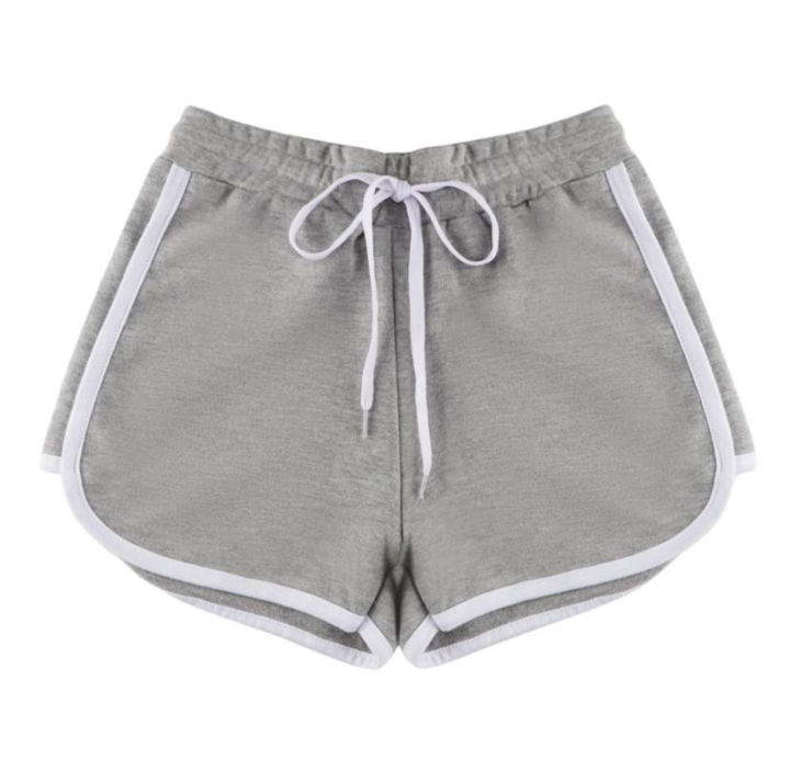Girls%20Elastic%20Waist%20Contrast%20Binding%20Cotton%20Shorts%20For%20Women%20-%20Multicolor%20%7C%20Fashion%20Cotton%20Shorts%20For%20Women%20-%20Image%204