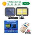 Solar Street Floodlight Led 120W 200Lm (With Dusk Sensor, Motion Detector, Remote Control. 