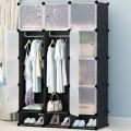 12 Cube Plastic Folding Storage Rack – Divisional Organizer for Wardrobe, Closet & Clothes with Dustproof Shoe Rack | Cloth Daraz. 