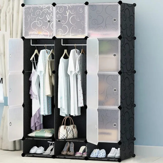 12%20Cube%20Plastic%20Folding%20Storage%20Rack%20%E2%80%93%20Divisional%20Organizer%20for%20Wardrobe,%20Closet%20&%20Clothes%20with%20Dustproof%20Shoe%20Rack%20%7C%20Cloth%20Daraz%20-%20Image%202
