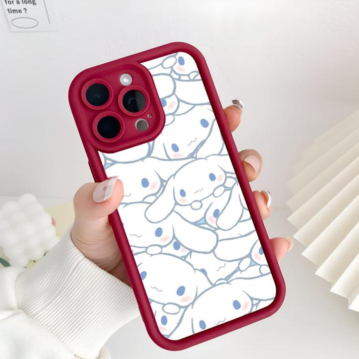 NEW MINISO Cartoon Cute C-Cinnamoroll MINISO Phone Case Eye Ladder For Google PIXEL 7 8 9 A Pro 5G 9PROXL