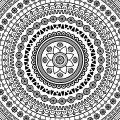 Dreamland Refreshing Mandala Coloring Book for Adults - 4 By KitabKalam. 