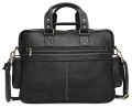 WILDHORN Nepal Leather 16.5 in Laptop Briefcase for Men (MB 601 Black). 