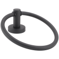 Towel Ring for Bathroom, Hand Towel Holder Round Towel Hanger Wall Mount 304 Stainless Steel Brushed Finish(Black). 
