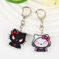Kawaii Pendants Surrounding Keychains Hello Kitty School Bags Pendant Gift SToys YAFENG. 
