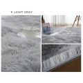 Tie-Dye Gradient Color Carpet Bedroom Living Room Coffee Table Mat Long Hair Washed Floor Mat. 