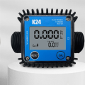 1 Piece LCD Fuel Flow Meter K24 For Turbine Digital Die-Sel Fuel Flowmeter Favorable Liquid Water Flow Measuring Tools. 
