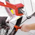 Bicycle Motorcycle Chain Cleaning Tool Gear Grunge Brush Cleaner Red. 