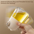 Convenient 300ML Press Type Glass Sealed Automatic Oil Spray Bottle Food Grade Glass Bottle Cooking Oil Bottle Household. 
