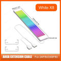 PC RGB Light Strip Suitable for PSU Cable PC RGB GPU Cable 5V 3Pin ARGB Sync PC Extension Cable for 6Pin 8Pin 12Pin 16Pin 24Pin. 