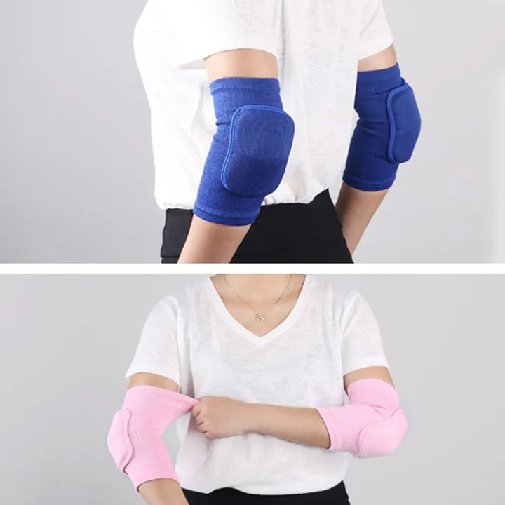 2PCS%20Elastic%20Elbow%20Pads%20Thickened%20Sponge%20Elbow%20Knee%20Protectors%20Guard%20Basketball%20Volleyball%20Sport%20Arm%20Sleeve%20Pad%20Adults%20Children%20ZHANGNA%20-%20Image%202