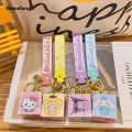 Wenefang Cartoon Sanrio Rubik's Cube creative key chain Kulomi Hello New style Kitty Cinnamoroll Stitch pendant doll cute key chain gift. 