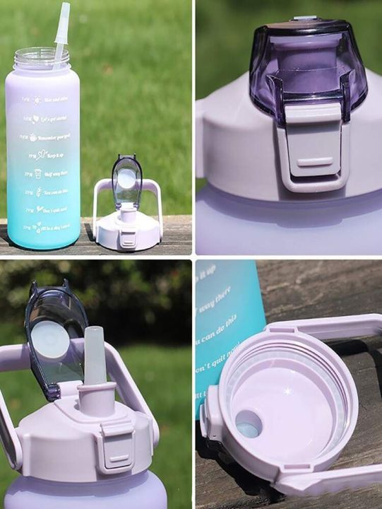 2%20Pcs%20Large%20Capacity%20Water%20Bottles%20Bpa%20Free%202L%20And%20700ml%20Colorful%20Motivational%20Water%20Bottles%20Sport%20Water%20Bottle%20-%20Image%203