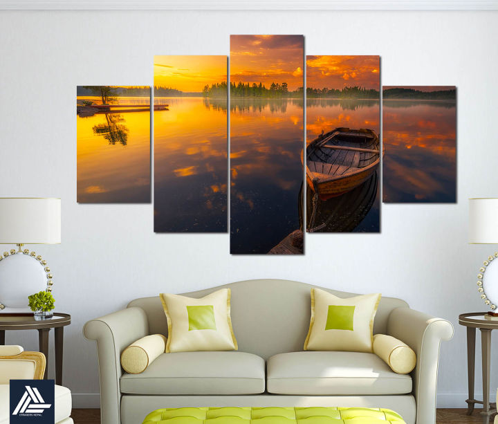 Big%20Size%205%20Panel%20Nature%20Canvas%20Home%20Decor%20%7C%20Canvas%20%7C%20Wall%20Art%20With%20Frame%20Inside%20By%20Etraders%20Nepal%20Wooden%20frame%20printed%20canvas%20by%20Etraders%20Nepal%20-%20Image%202
