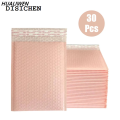 DISICHEN High Quality bubble wrap 30Pcs Pink Poly Bubble Mailers Padded Envelopes Bulk Bubble Lined Wrap Polymailer Bags for Shipping Packaging Maile Self Seal. 