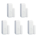 fasdaga 5X Smart Window and Door Sensor Door Sensor Detector 433mhz Door and Window Alarm ,for Home Hotel. 