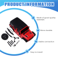 ARELENE Body Car Shell -Body Shell Mini Z Mini-Z for 1/24 Axial SCX24 RC Car Body DIY Upgrade Parts Red. 