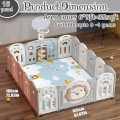 16-Panel Foldable Baby Playpen Kids Activity Centre. 