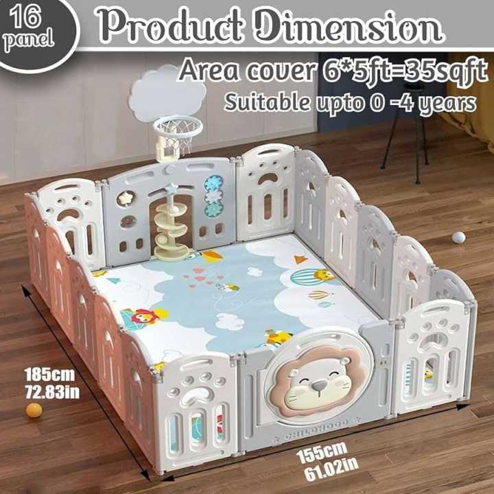 16-Panel%20Foldable%20Baby%20Playpen%20Kids%20Activity%20Centre%20-%20Image%204