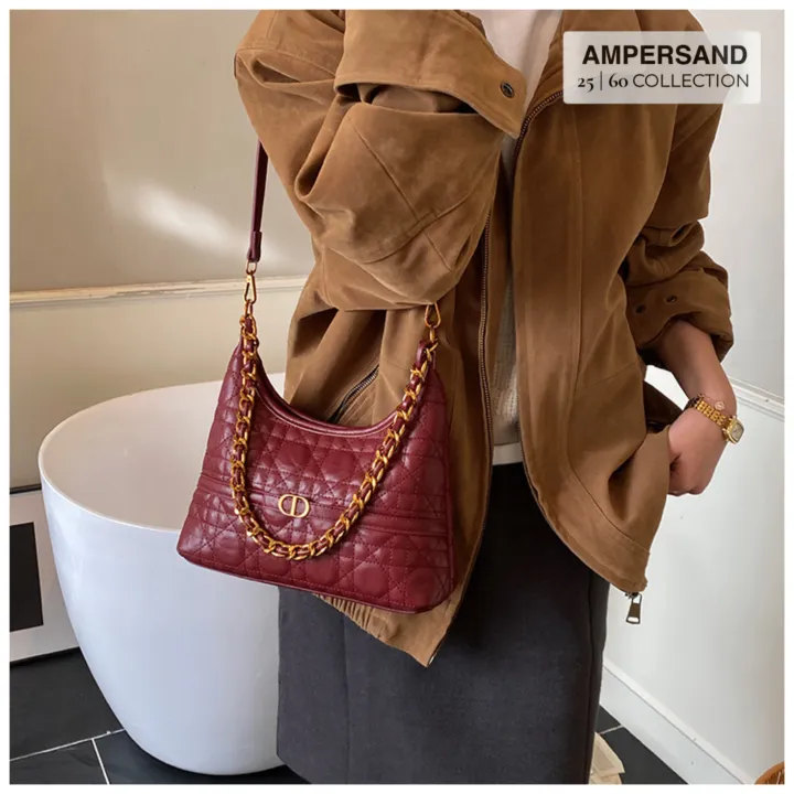 AMPERSAND%2025%20%7C%2060%20%20%7C%20Glossy%20Premium%20PU%20Leather%20Ladies%20Handbag%20%7C%20Shoulder%20Bag%20For%20Girls%20%7C%20Crossbody%20Bag%20For%20Women%20%7C%20Chain%20Handle%20Fashion%20Bag%20%7C%20Check%20Design%20Hand%20Bag%20For%20Women%202160%20-%20Image%208