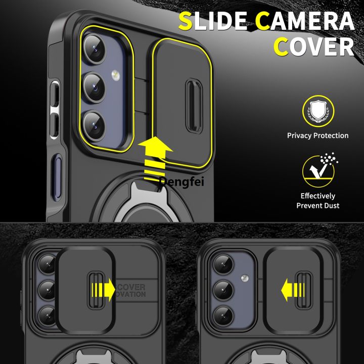 NEW%20Dengfei%20%E3%80%902025%20Version%E3%80%91%20Design%20Case%20for%20Samsung%20A13%20A14%20A15%20A23%20A25%20A54%205G%20360%20Full%20Body%20Rugged%20Protective%20Slide%20Camera%20Stand%20Protection%20Ring%20Cover%20-%20Image%203