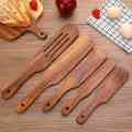 NAMUNY Wooden Spatula Set,Kitchen Cooking Utensils Set,5Pcs Premium Natural Wood Utensils Set for Cookware Kitchen Cooking. 