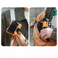 Durable 4000mAh Waist Mounted Fan Power Bank Flashlight Waist Clip on Fan Rechargeable Portable Mini Electric Fans Construction Site. 