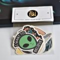 Sticker Pack | Alien Decals Waterproof Sticker Set- 10 pcs | Stickers Decals Vinyls for Laptop Kids Teens, Bicycle, Skateboard Luggage | Decalsnation. 