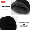 Wireless Bluetooth Music Hat Outdoor Velvet wool hat Headphone Winter Warm Beanie Speaker Removable Cap For Riding Cycling Run. 