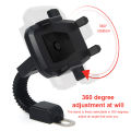 Components: Rearview mirror, mobile phone holder, fixed holder, mobile phone holder modification. 