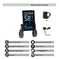 M5 Electric Bike Color LCD Display Meter 48V-72V/60A 18 Tube Sine Wave Controller E Scooter LCD Panel for Mountain EBike. 