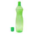 Transparent Plastic Green Water Bottle 1L. 