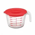Signoraware Borosilicate Measuring Cup 1000 Ml With Lid. 
