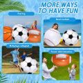 Rugby Inflatable Football Water Games Blow Up Basketball Inflatable Baseball Sport Balls Beach Ball Inflatable Toy Ball Swimming Pool. 