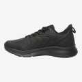 Black TBL Fabric Plain Design Sports Sneakers For Men. 
