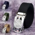 Spin Buckle Cotton Belt for Men. 