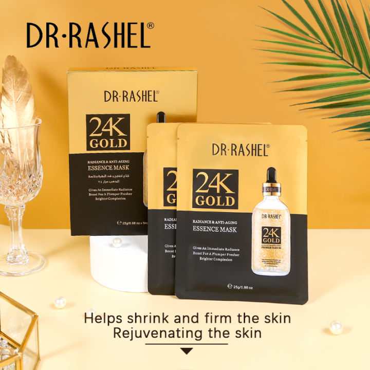 DR%20RASHEL%2024K%20GOLD%20ESSENCE%20FACIAL%20MASK%20-5%20pcs%20-%20Image%203