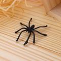20Pcs/Pack Black Halloween Novelty Toy Plastic Fake Spider Decorative Spiders Haunted House Prop Prank Toys. 