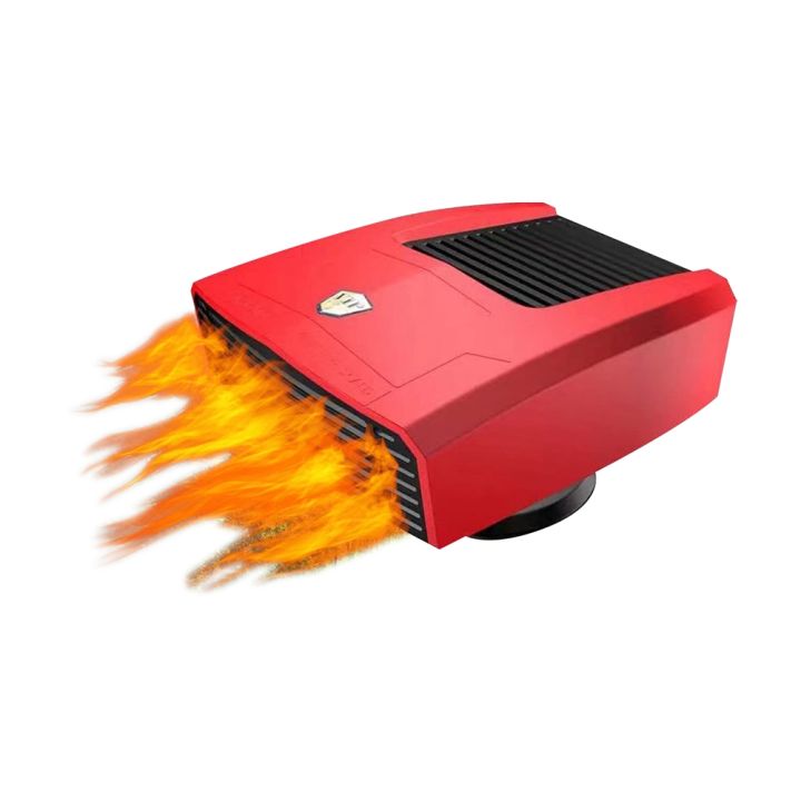 1 Piece 12V Portable Car Heater Heater Fan Windshield Defogger and Defroster Heating & Cooling Fan Rotary Base