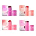 Kuying Fashion EELHOE Fruit Jelly Powder Blusher Lazy People Lip Gloss Stick Even Skin Highlight Blush Face Makeup Easy to Apply Lipstick. 