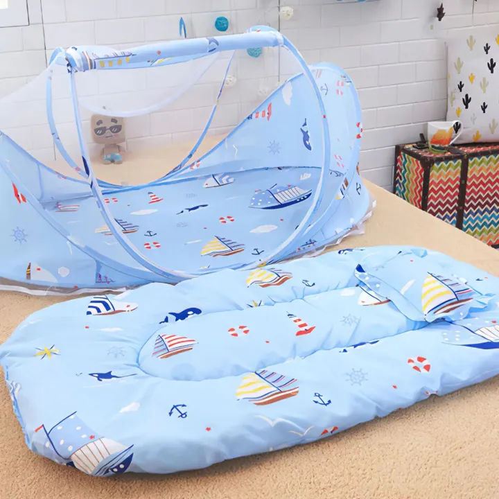 Cozykids%20-%20Folding%20Newborn%20Baby%20Bed%20With%20Pillow%20Mat%20Net%20Baby%20Bed%20with%20Mosquito%20Net%20Baby%20Bedding%20Set%20Newborn%20-%20Image%207
