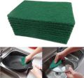 Green pad Scrubber, For Cleaning Pack Of 10 Pcs. 