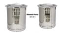 Steel Rice Storage Drum Heavy Set Of 2 No. 2 And No. 4. 