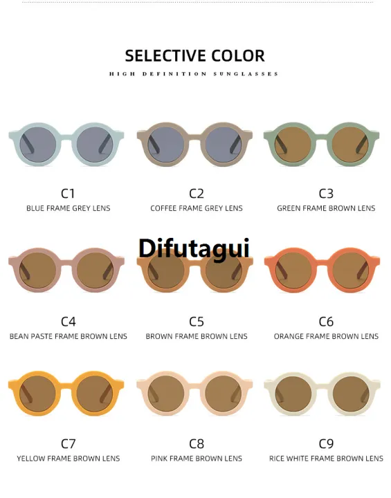 Difutagui%20%5B%20New%20%5D2021%20Retro%20Round%20Frame%20Sun%20Shade%20UV%20Protection%20New%20Sunglasses%20Frosted%20Multicolor%20Sun%20Glasses%202017D%20-%20Image%203